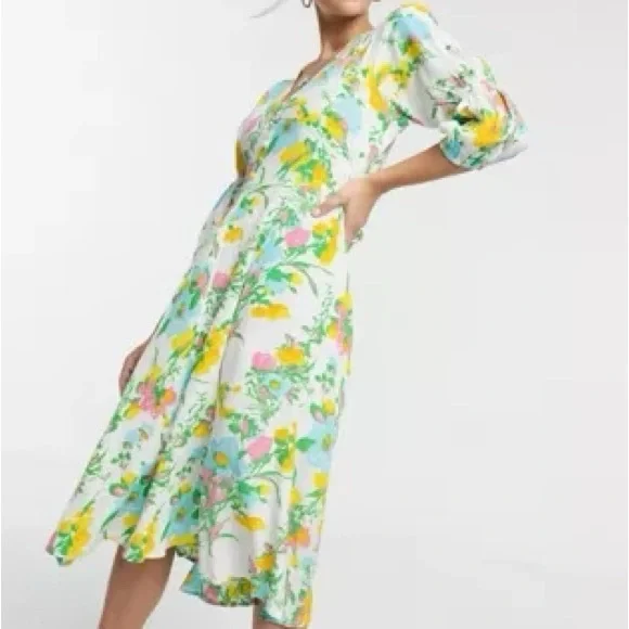 Faithfull The Brand Floral Midi dress - Picture 2 of 7